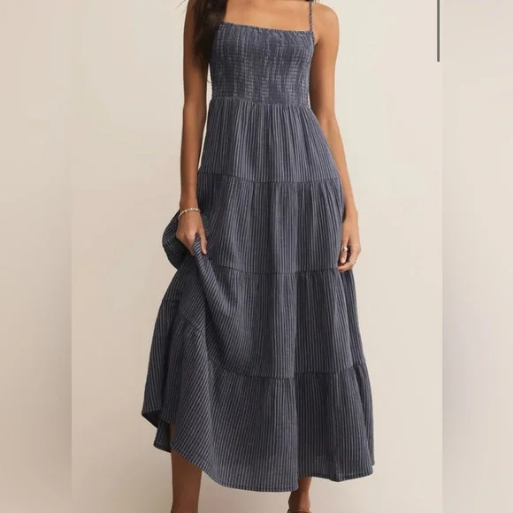 chinese dress ladies Bayside Stripe Maxi Dress – Z SUPPLY main image 1